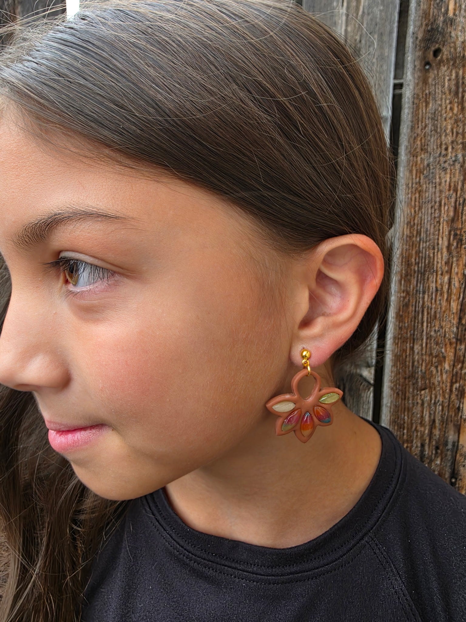 Desert Themed Clay Earrings