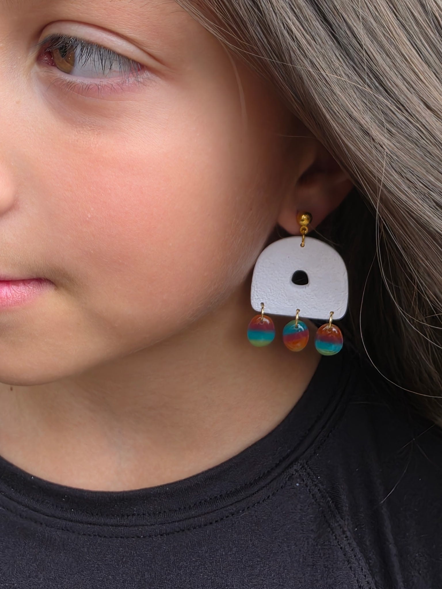 Desert Themed Clay Earrings